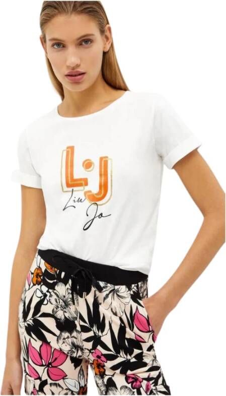 Liu Jo T-Shirt Ta3275 J5923 White Dames