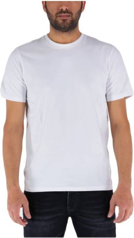 Liu Jo "Korte Logo Katoenen T-Shirt#34; White Heren