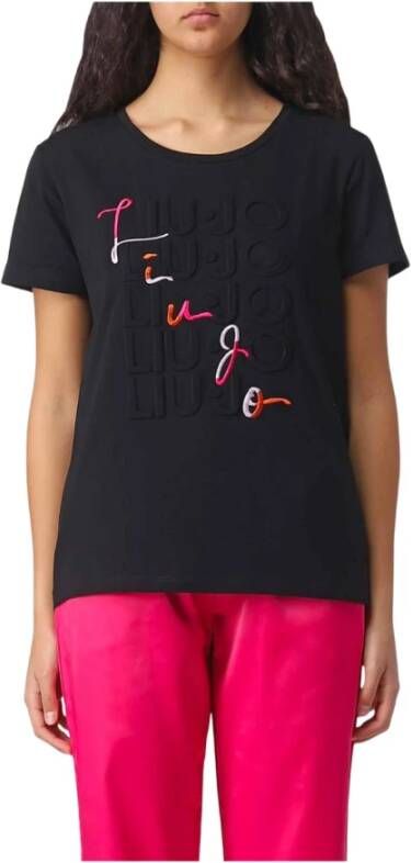 Liu Jo T-Shirt ecs t-shirt m c Black Dames