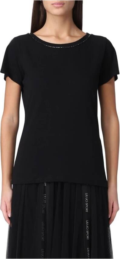 Liu Jo Stijlvol T-Shirt Black Dames