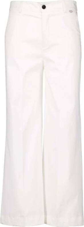 Liu Jo Tijdloze en stijlvolle ecru broek White Dames