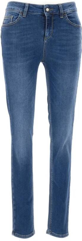 Liu Jo Tijdloze Skinny Jeans voor Vrouwen Blauw Dames