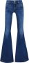 Liu Jo Flared Jeans met lage zakken en elastische taille Blauw Dames - Thumbnail 5