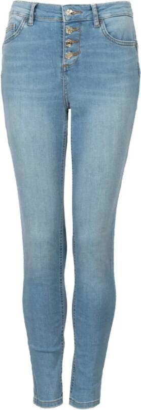 Liu Jo Trendy High-Waisted Skinny Jeans Blauw Dames - Foto 7