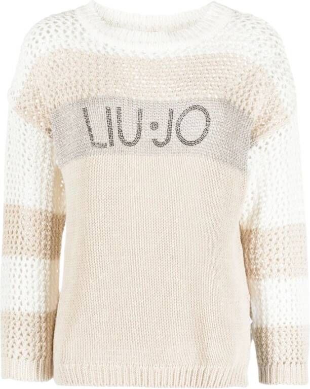 Liu Jo Trui met ronde hals Beige Dames
