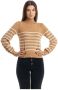 Liu Jo Elegante aansluitende trui Brown Dames - Thumbnail 8
