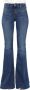 Liu Jo Flared Jeans met lage zakken en elastische taille Blauw Dames - Thumbnail 3