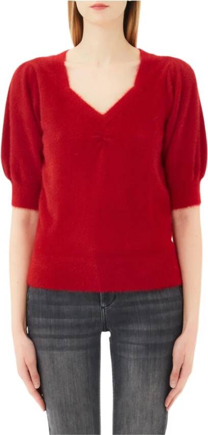 Liu Jo V-neck Knitwear Rood Dames
