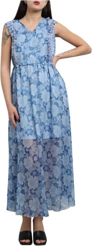 Liu Jo Verhoog je stijl met deze prachtige lange jurk Blauw Dames