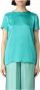 Liu Jo Collectie 1 Dames T-shirt met Korte Mouwen Blauw Dames - Thumbnail 1