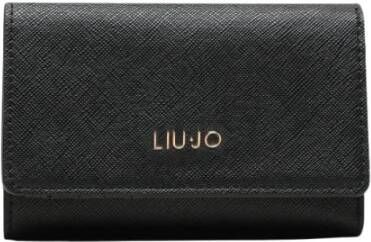 Liu Jo Dames portemonnee van imitatieleer met klep Black Dames