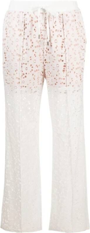 Liu Jo Wijde broek Beige Dames