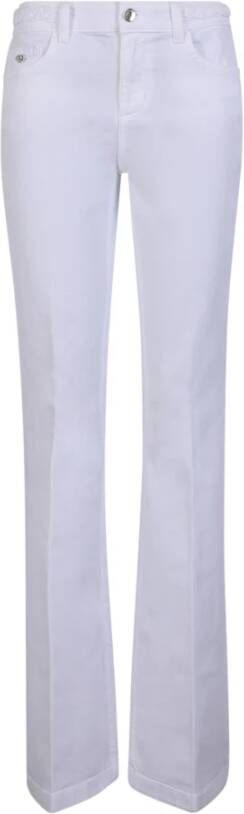 Liu Jo Wijde Pijp Witte Jeans voor Dames White Dames