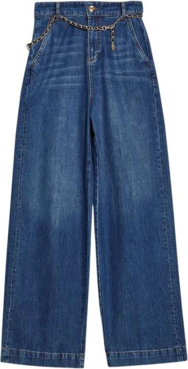 Liu Jo Blauwe Loose-fit Jeans Casual en Modieus Blauw Dames