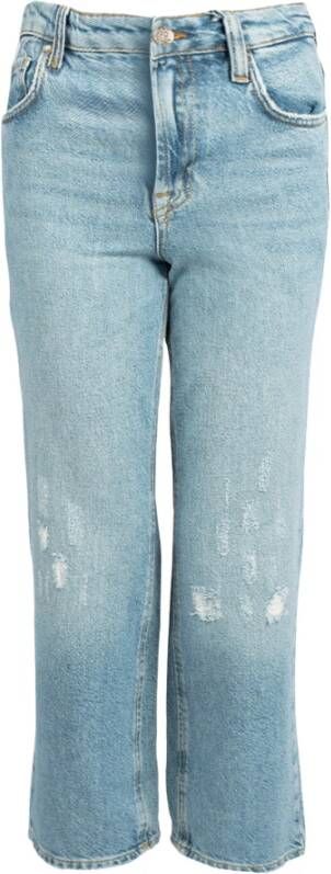 Liu Jo Wijn Flare Jeans Blauw Dames