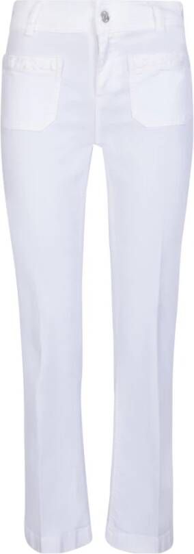 Liu Jo Witte Bootcut Jeans voor Dames White Dames