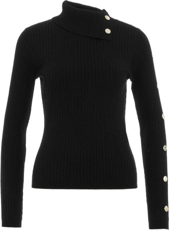 Liu Jo Zwarte Shirt Samenstelling: 100% (niet gespecificeerd) Productcode: Mf3295Ms99E Black Dames