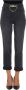 Liu Jo Trendy Flare Jeans met Zwarte Gewassen Kleur en Bijpassende Riem Black Dames - Thumbnail 3