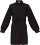 Liu Jo Tijdloze zwarte jurk met kanten details en geplooide mouwen Black Dames - Thumbnail 2