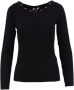 Liu Jo Zwarte Shirt 100% Samenstelling Productcode: Mf3139Ms49I Black Dames - Thumbnail 1