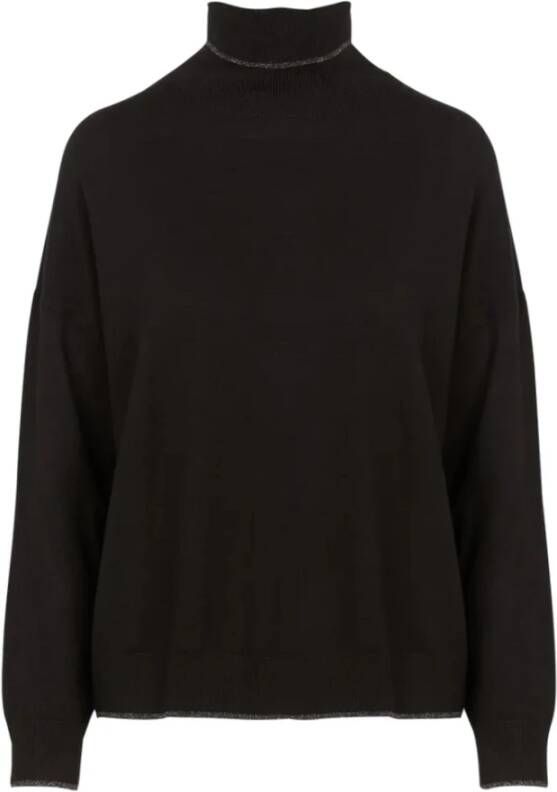 Liu Jo Zwarte Shirt 100% Samenstelling Productcode: Mf3390Ms49I Black Dames