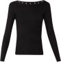 Liu Jo Zwarte Shirt 100% Samenstelling Productcode: Mf3139Ms49I Black Dames - Thumbnail 1