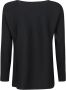 Liviana Conti Blauwe Geribbelde Viscose Trui voor Dames Blauw Dames - Thumbnail 1