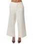 Liviana Conti Elegante Cream Wide Leg Broek Beige Dames - Thumbnail 1