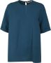 Liviana Conti Elegante Ronde-hals Gebreide Trui Blauw Dames - Thumbnail 1