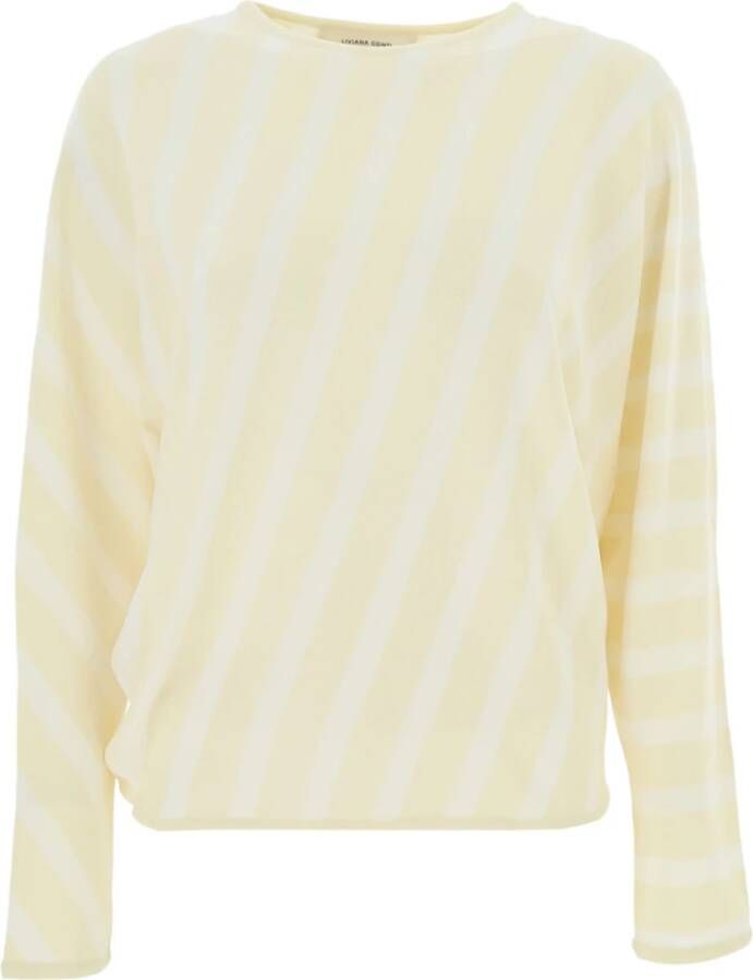 Liviana Conti Gezellige Gebreide Kleding Collectie Beige Dames