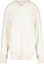 Liviana Conti Hoodie van kasjmiermix voor vrouwen White Dames - Thumbnail 1