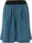 Liviana Conti Lichtgewicht hoge taille shorts Blauw Dames - Thumbnail 1