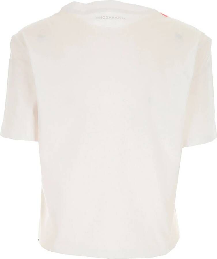 Liviana Conti Lichtgewicht T-shirt met korte mouwen Wit Dames