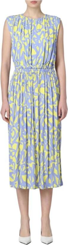 Liviana Conti Midi Dresses Blauw Dames