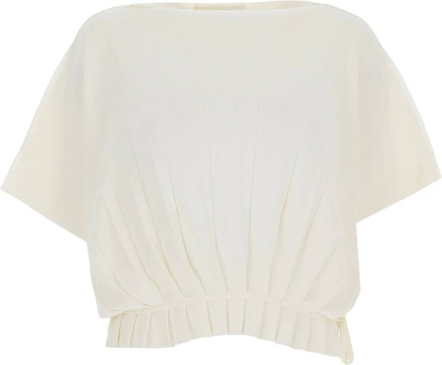 Liviana Conti Round-neck Knitwear Beige Dames
