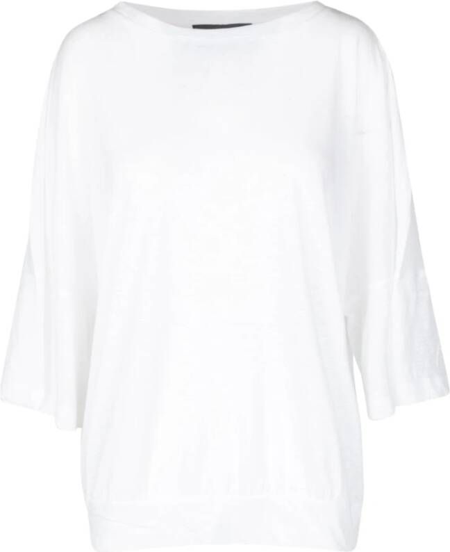 Liviana Conti Round-neck Knitwear Wit