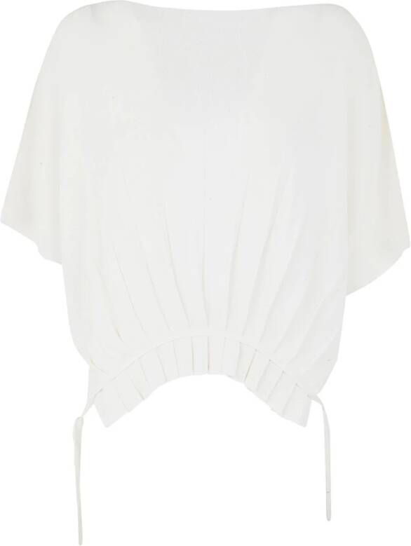 Liviana Conti Round-neck Knitwear Wit Dames