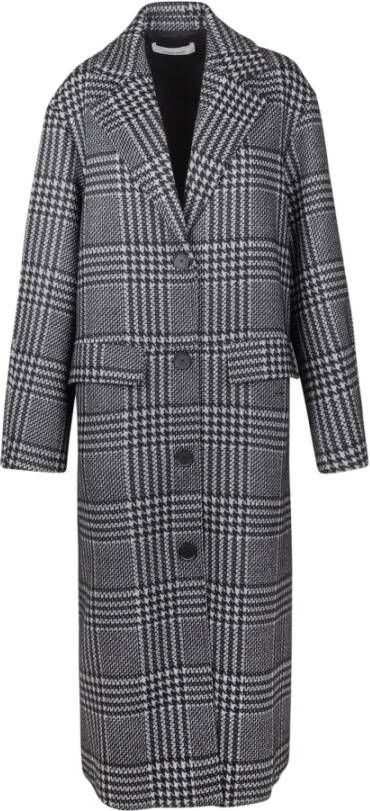 Liviana Conti Single-Breasted Coats Zwart