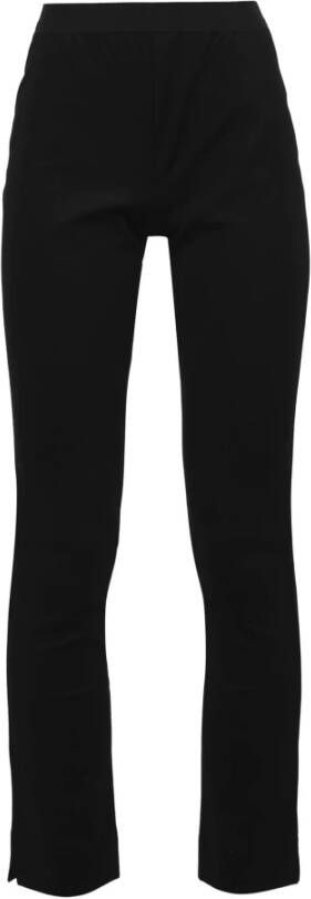 Liviana Conti Slim-fit Straight Leggings Zwart Dames