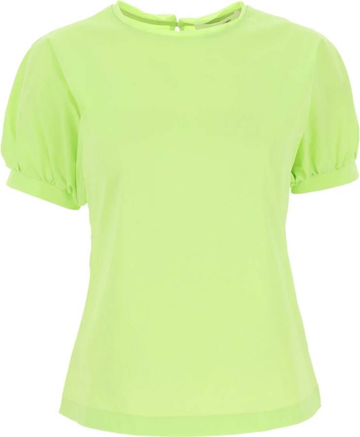 Liviana Conti Stijlvolle Blauw en Groen T-Shirt voor Vrouwen Groen Dames