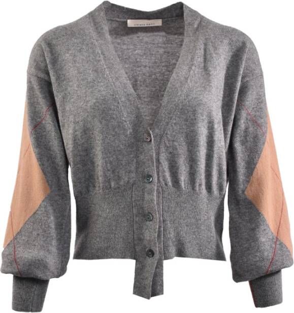 Liviana Conti Stijlvolle Cardigan voor Vrouwen Grijs Dames