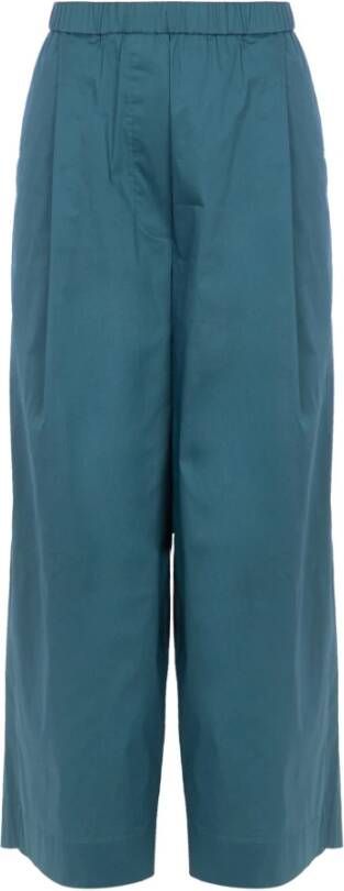 Liviana Conti Wide Trousers Groen Dames