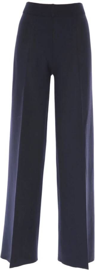 Liviana Conti Wijde Broek Blauw Dames