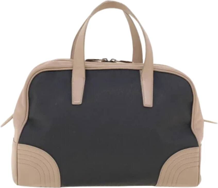 Loewe Pre-owned Canvas handbags Beige Dames