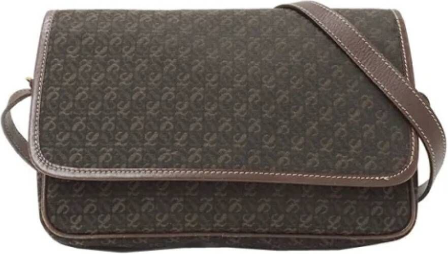 Loewe Pre-owned Canvas handbags Bruin Dames