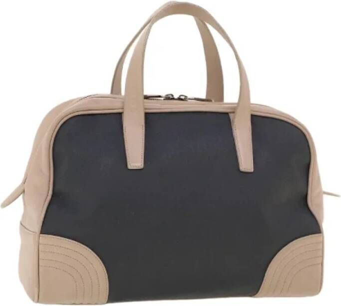 Loewe Pre-owned Canvas handbags Bruin Dames