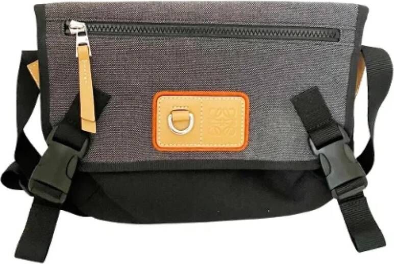 Loewe Pre-owned Canvas shoulder-bags Grijs Dames