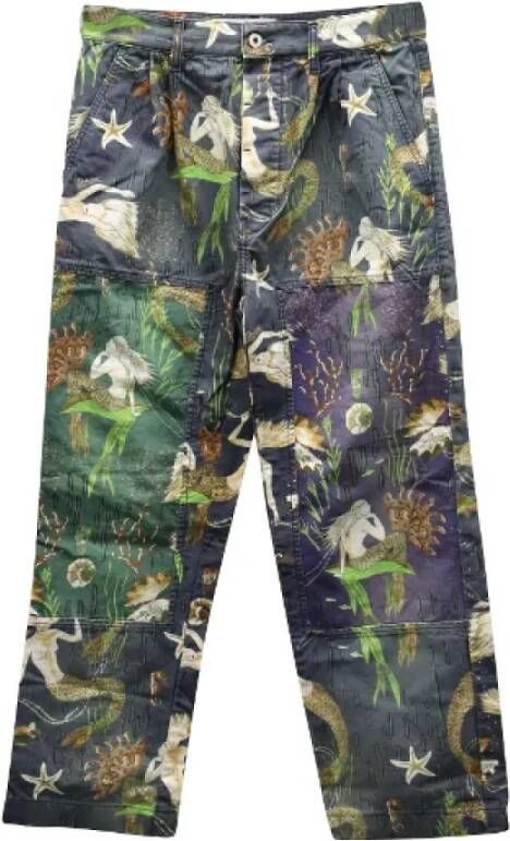 Loewe Pre-owned Cotton bottoms Meerkleurig Dames