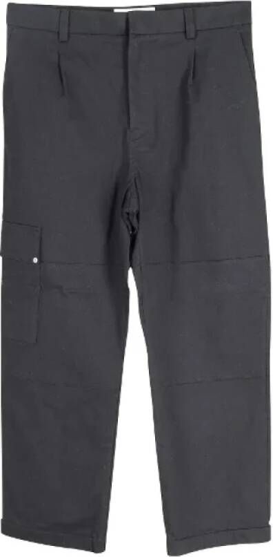 Loewe Pre-owned Cotton bottoms Zwart Dames