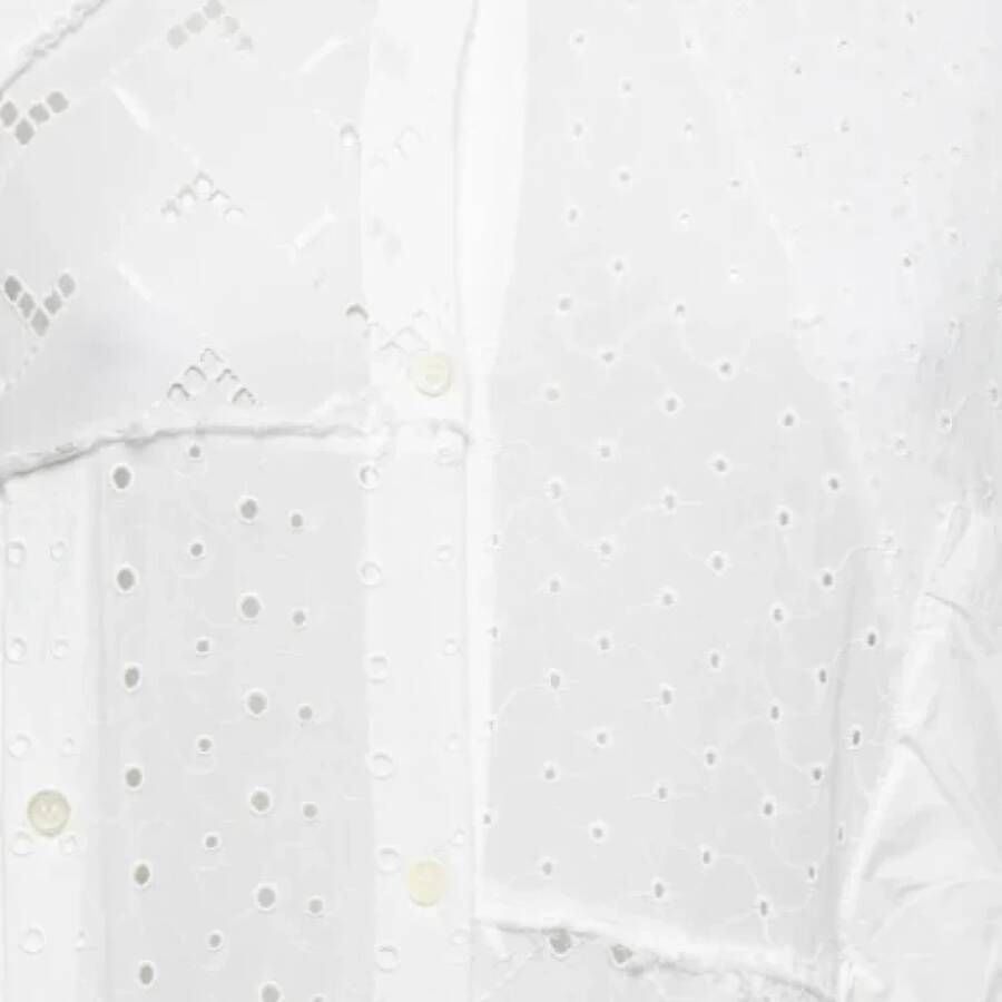 Loewe Pre-owned Cotton dresses Wit Dames